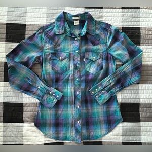 Levi’s Pearl Snap Western Top